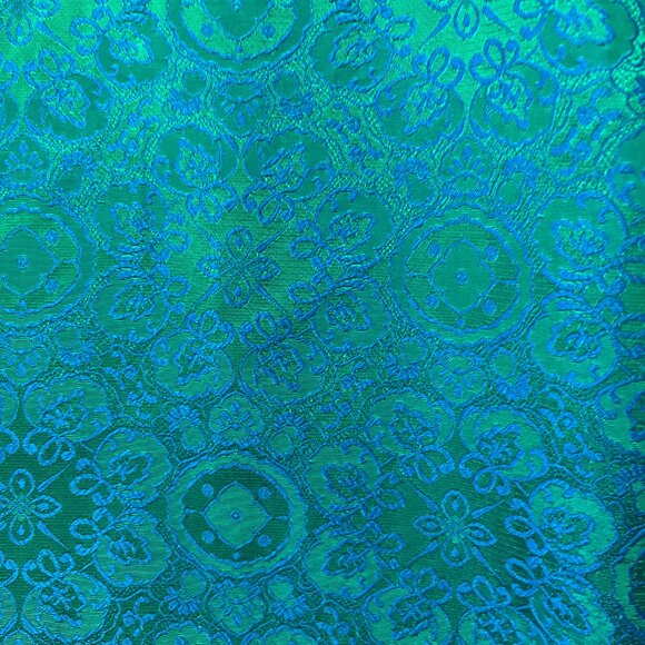 Vintage silk dress with matching jacket - Picture 8 of 9